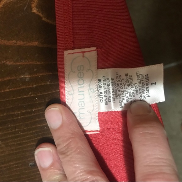 Maurices shimmering coral top - Picture 3 of 7